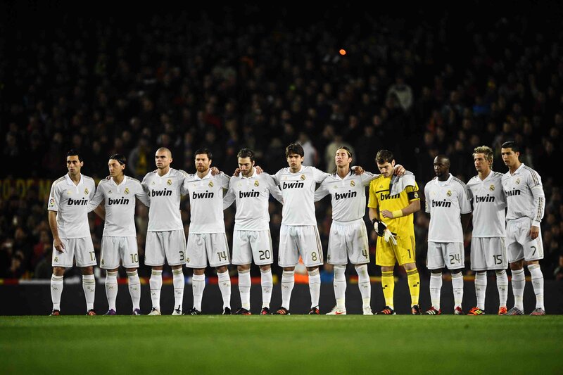 Football Players in Uniform — White