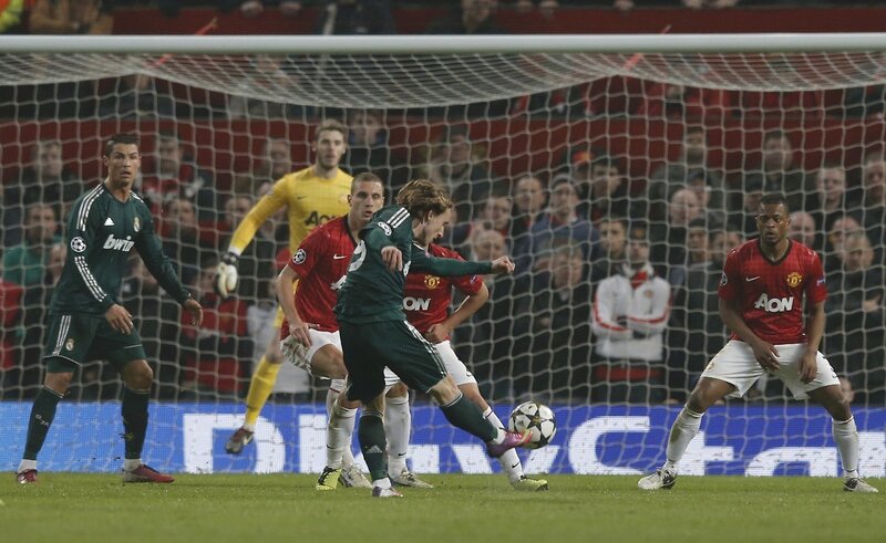 Football Players Near Goal