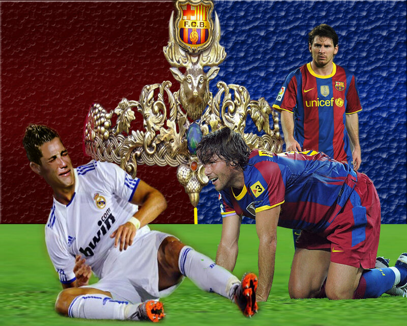 Football Players on Field — Blue