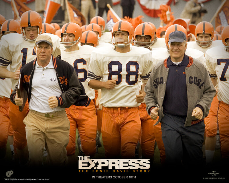 Football Players Running — Orange