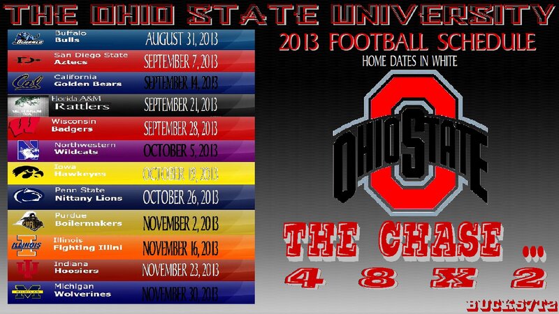 Football Schedule Poster — Red, Competitive