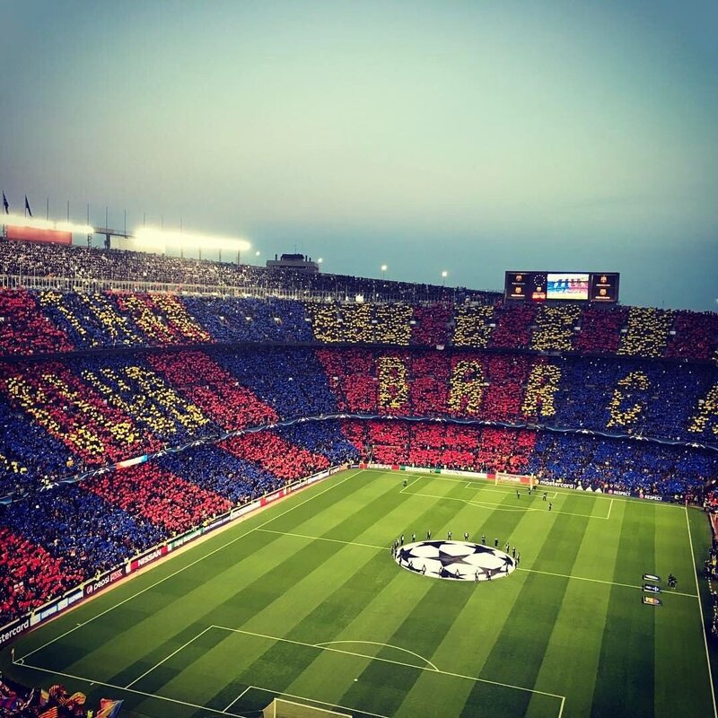 Football Stadium Crowd — Green, Dramatic