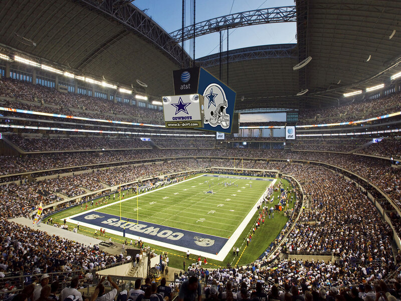 Football Stadium Crowd — Green, Energetic, Afternoon