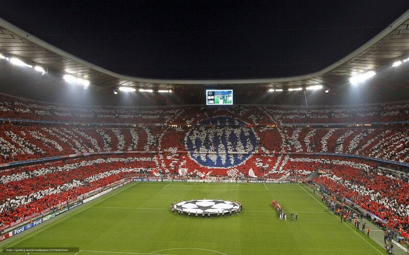 Football Stadium Crowd — Red, Dramatic, Night, Photograph