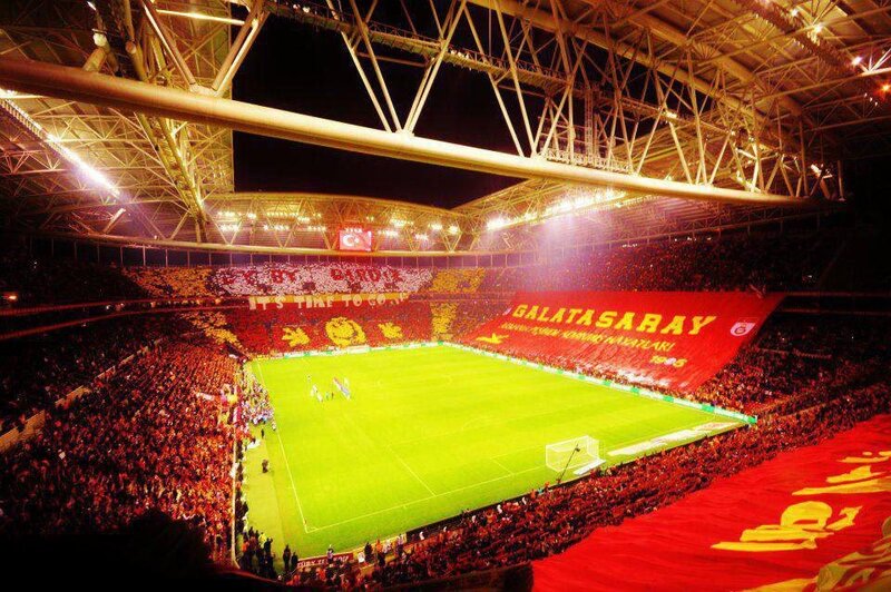 Football Stadium Crowd — Red, Dramatic