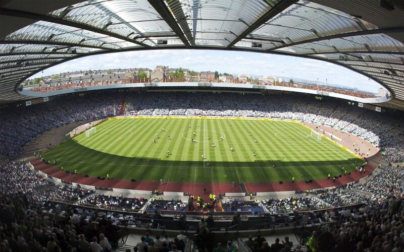 football stadium during match