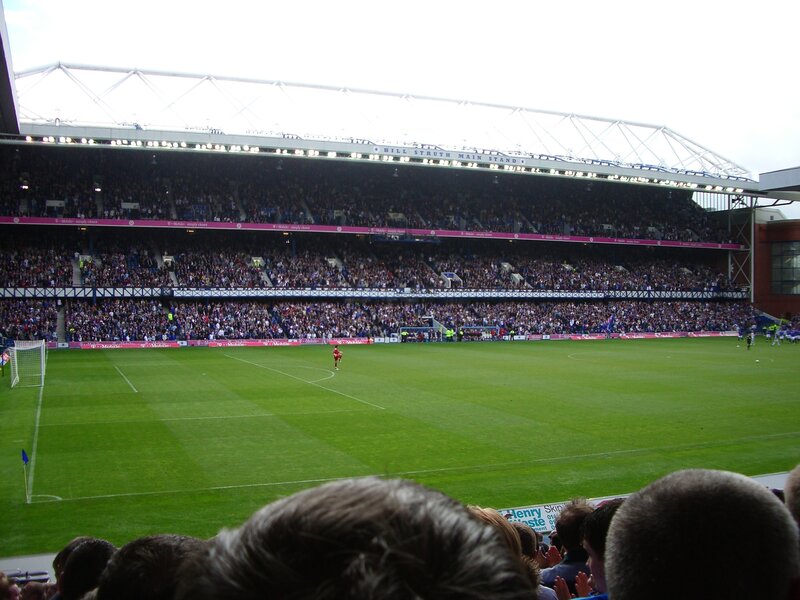 football stadium with crowd