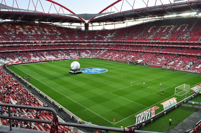 football stadium with fans