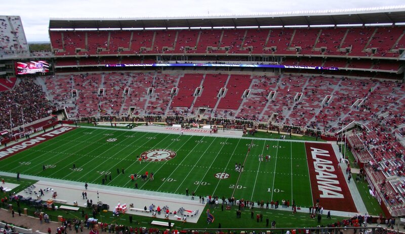 Football Stadium with Fans — Green