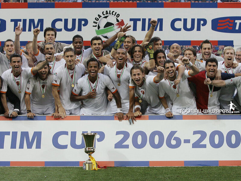 Football team celebrates Tim Cup win