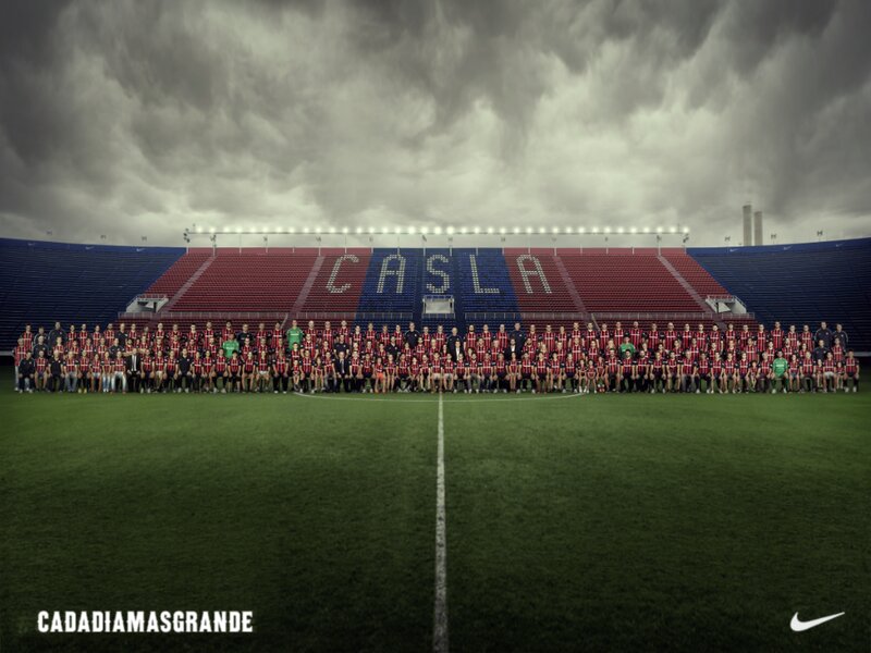 Football Team in Stadium