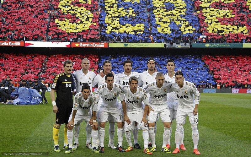 Football Team on Field — White
