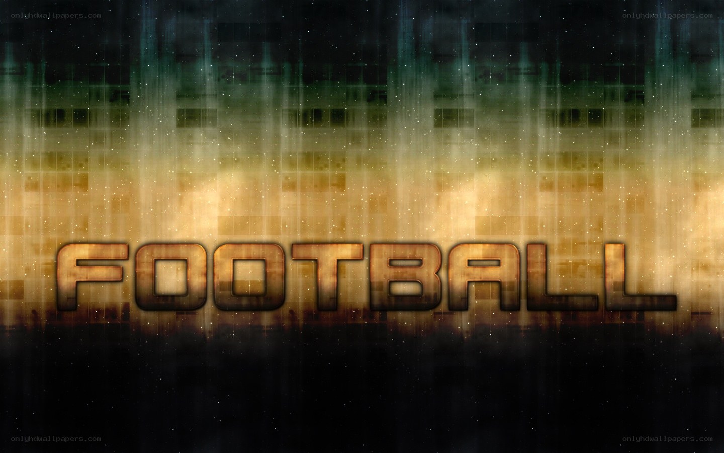 Football text on abstract background