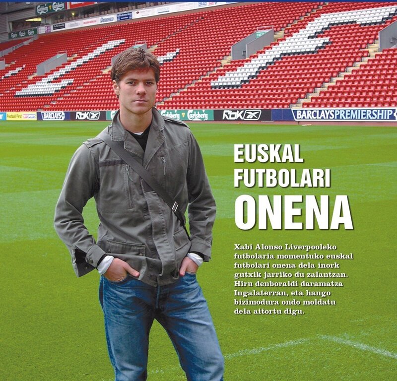 Footballer on a stadium field