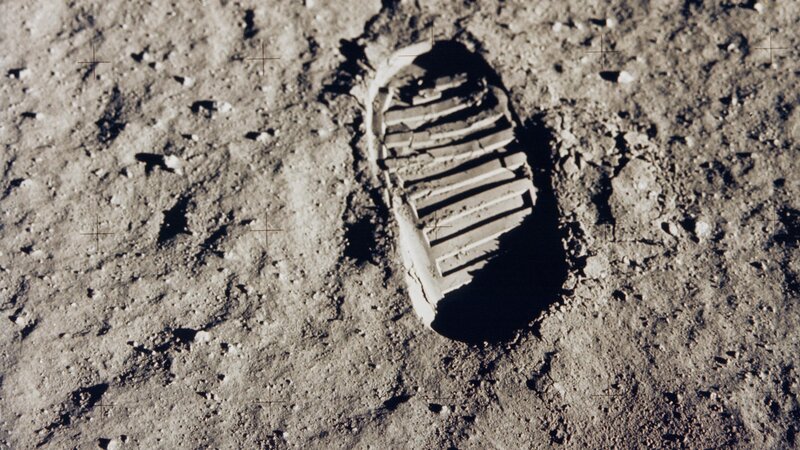 Footprint on the Moon