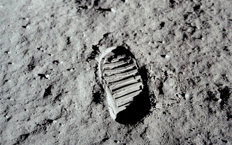 Footprint on the Moon