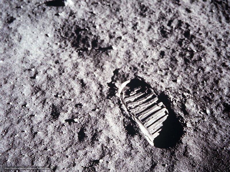 Footprint on the Moon