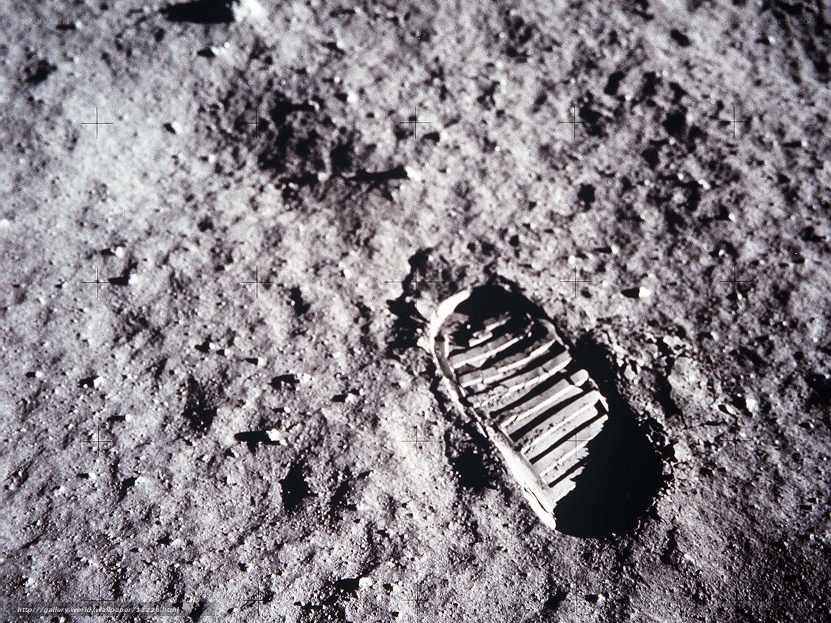 Footprint on the Moon