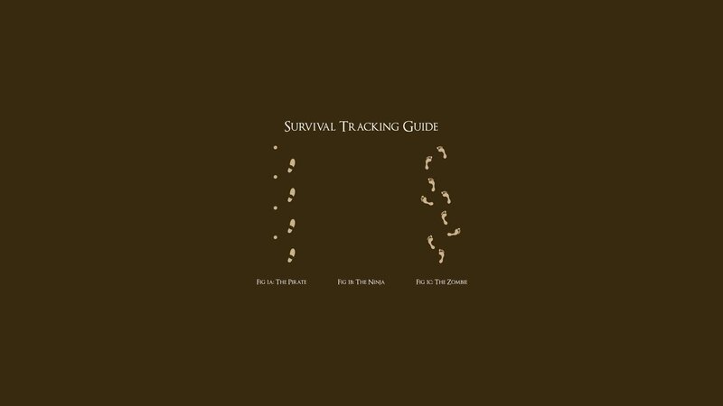 Footprint Tracking Guide — Brown