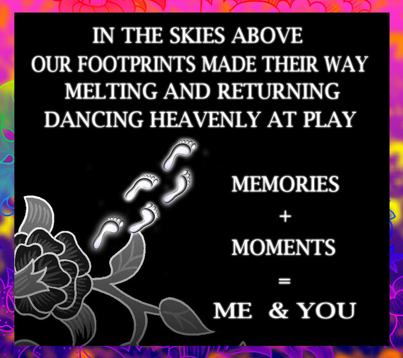 Footprints and Flower