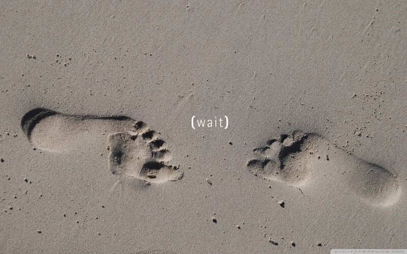Footprints in Sand — Gray