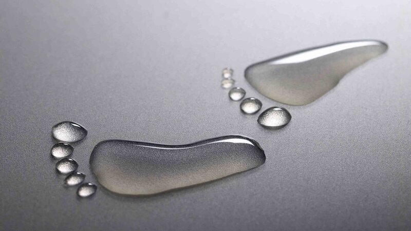 Footprints Made of Water — Gray
