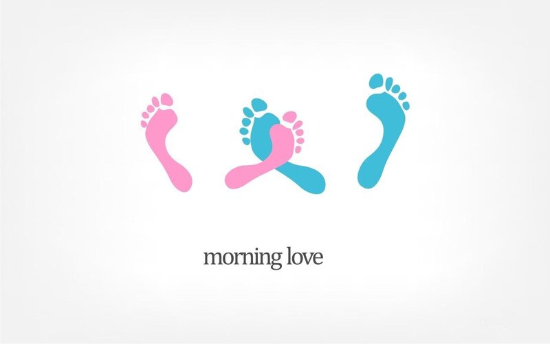 footprints of morning love