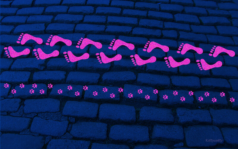 Footprints on Cobblestones