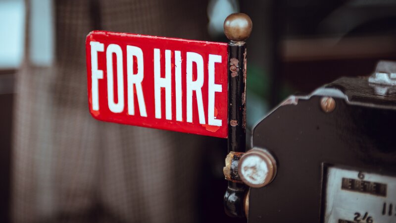 For Hire Sign