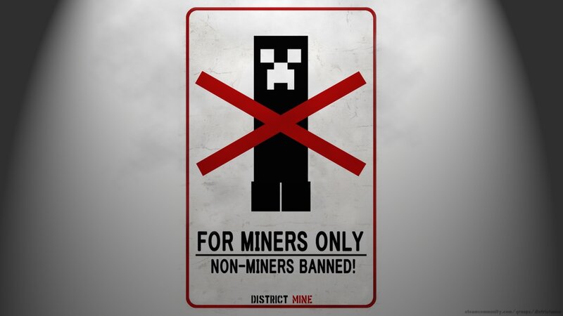 For Miners Only Sign