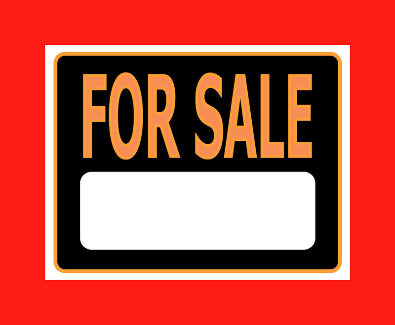 For Sale Sign — Red