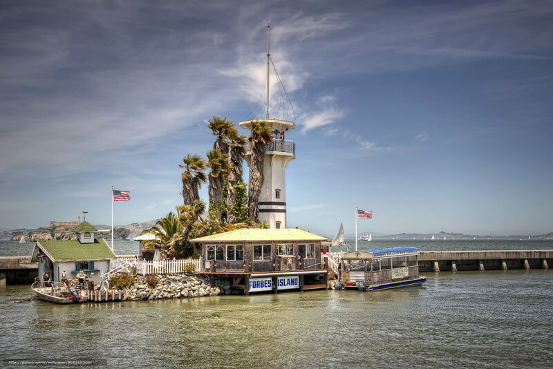 Forbes Island Lighthouse — Blue