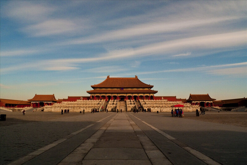 Forbidden City courtyard