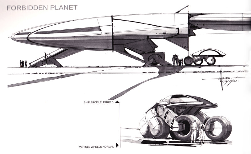 Forbidden Planet concept art