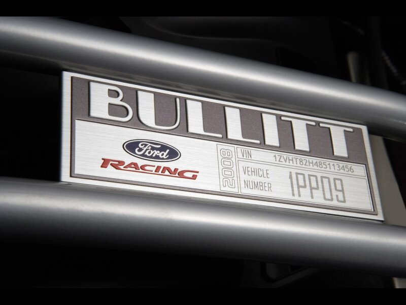 Ford Bullitt badge close-up