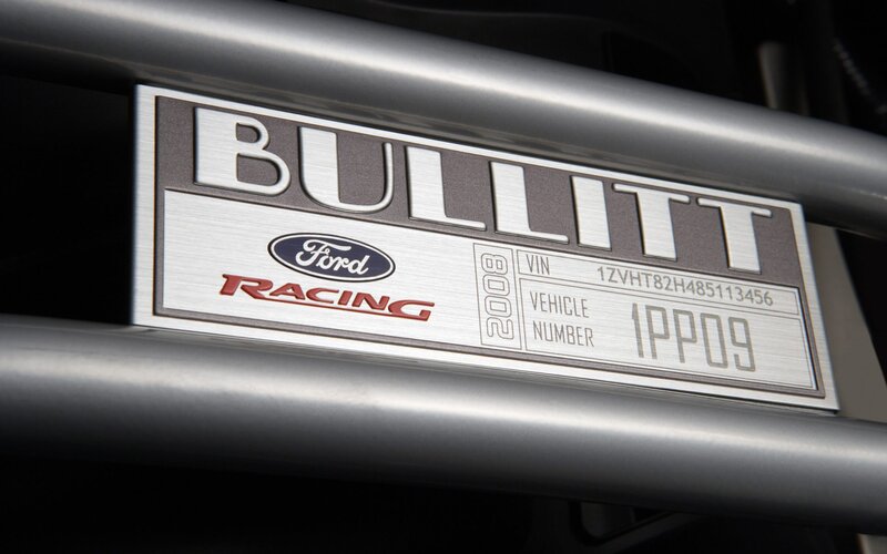 Ford Bullitt Badge — Silver