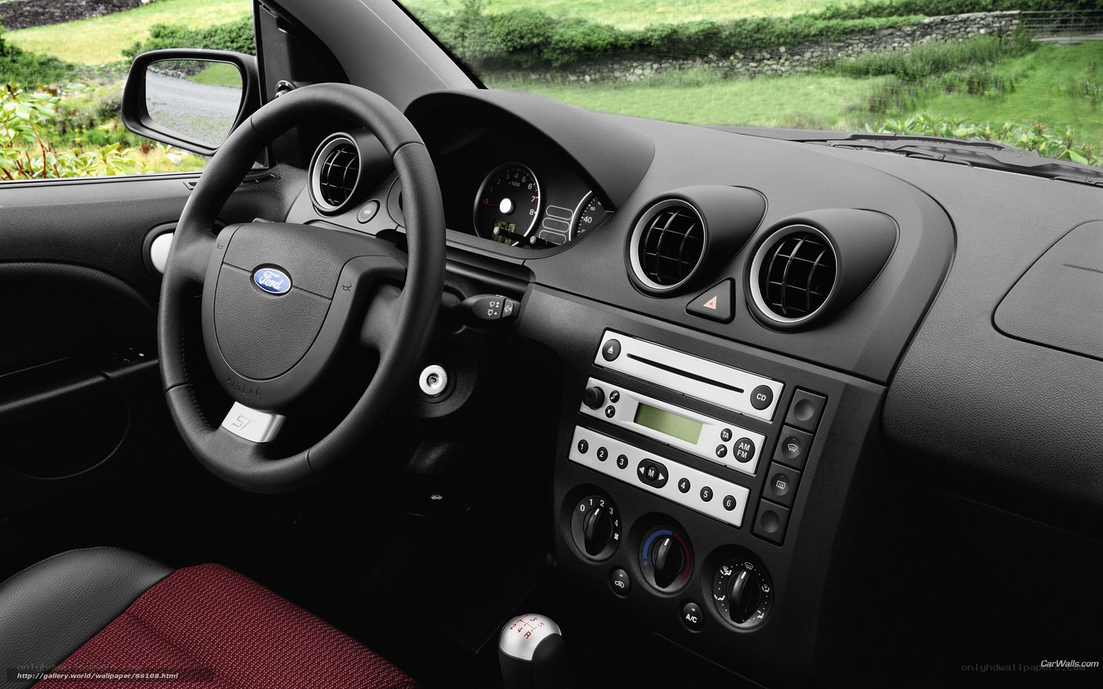 Ford car interior dashboard