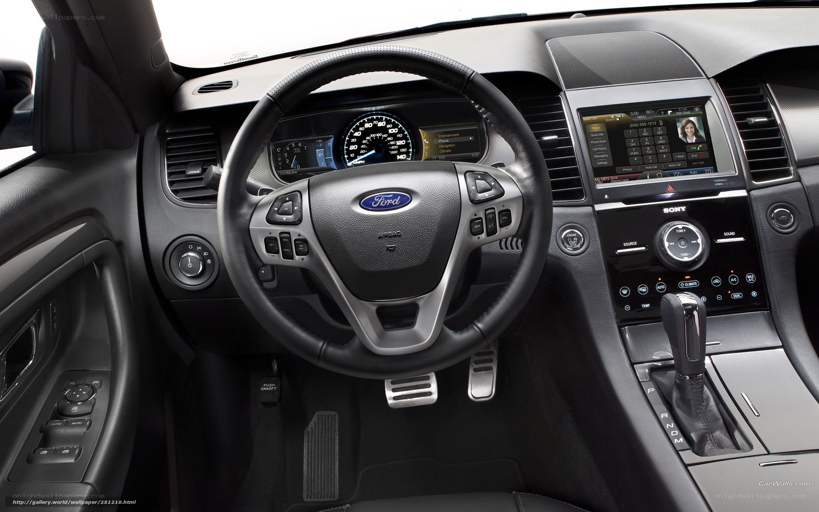 Ford car interior dashboard