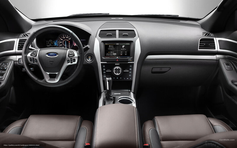 Ford car interior dashboard