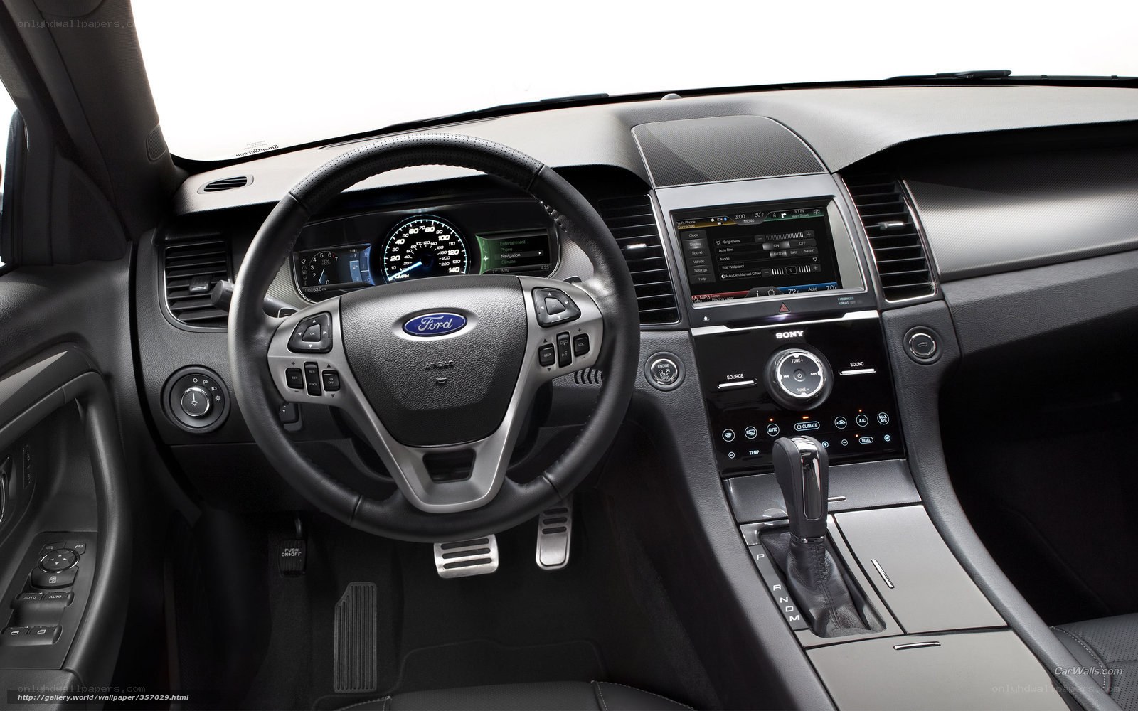 Ford car interior dashboard
