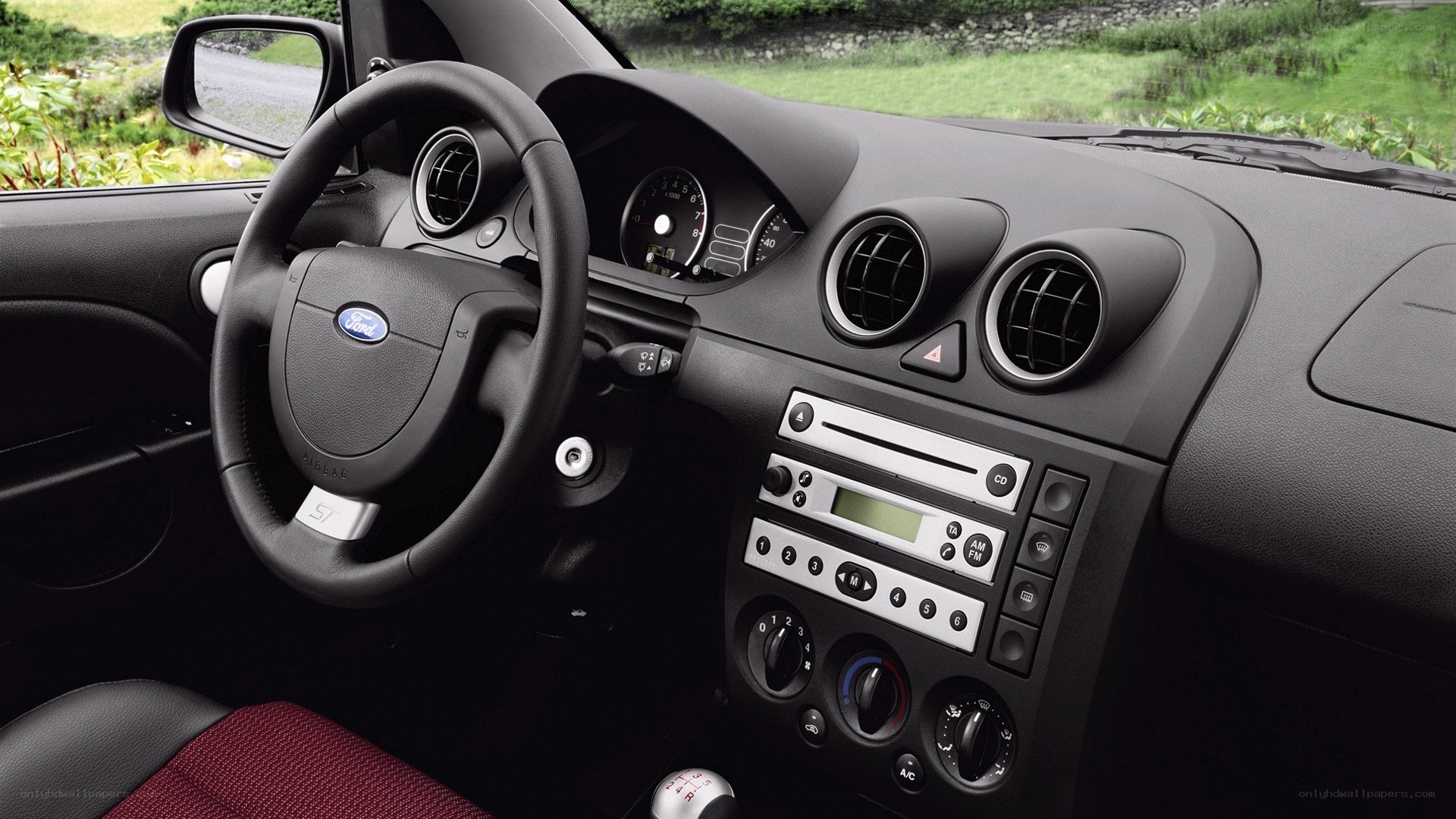 Ford car interior dashboard