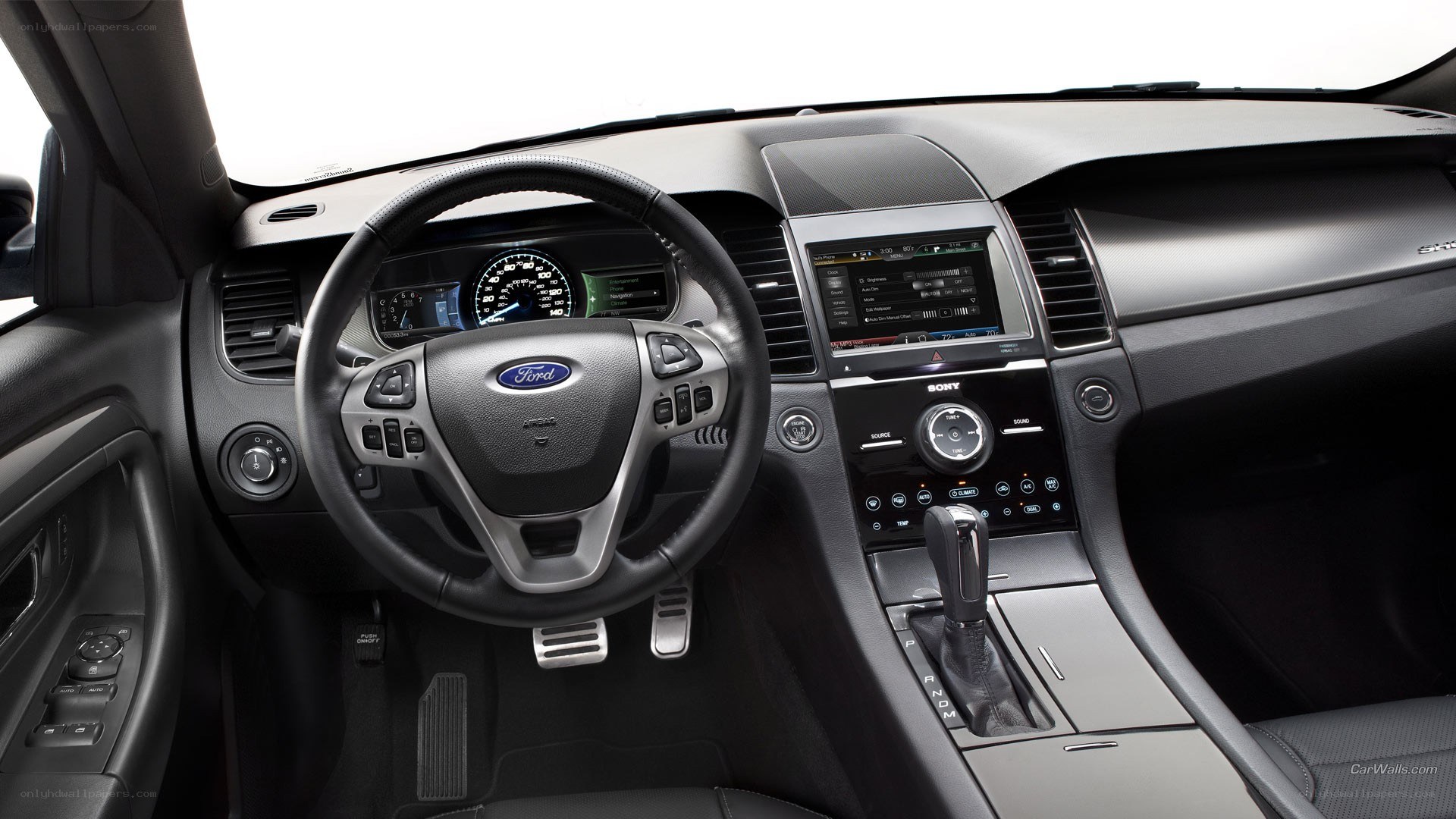Ford car interior dashboard
