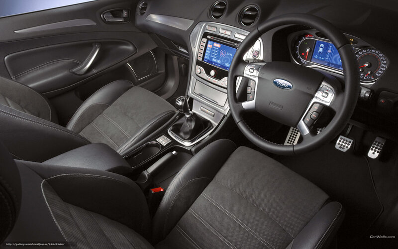 Ford car interior dashboard
