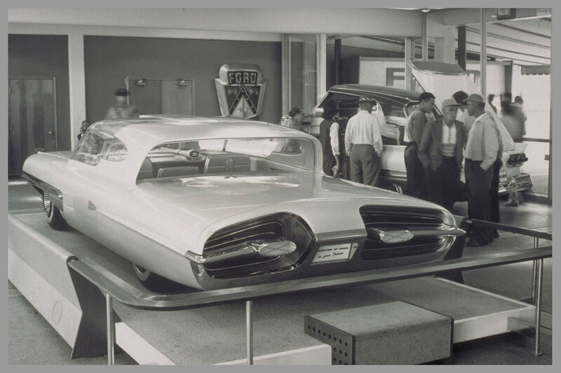 Ford concept car display