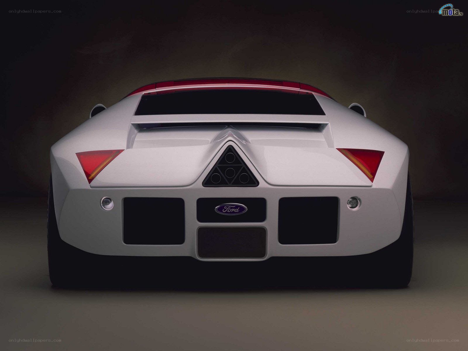 Ford concept car rear view
