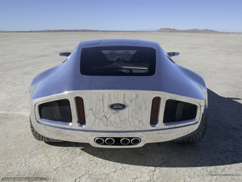 Ford concept car rear view