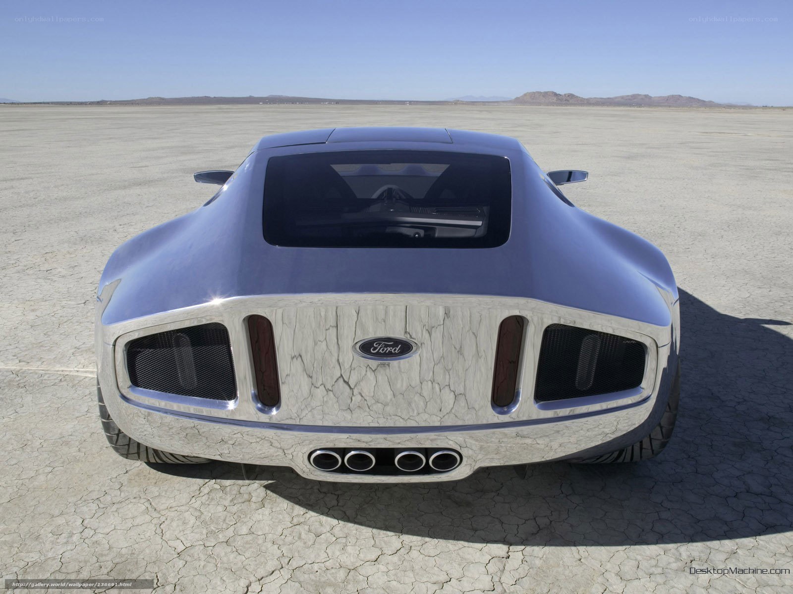 Ford concept car rear view