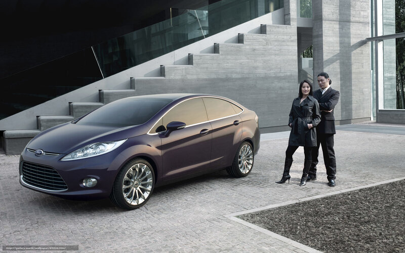 Ford Concept Car with Models