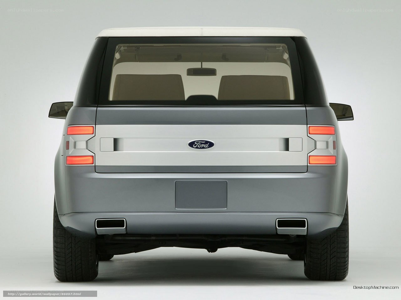 Ford concept vehicle rear view