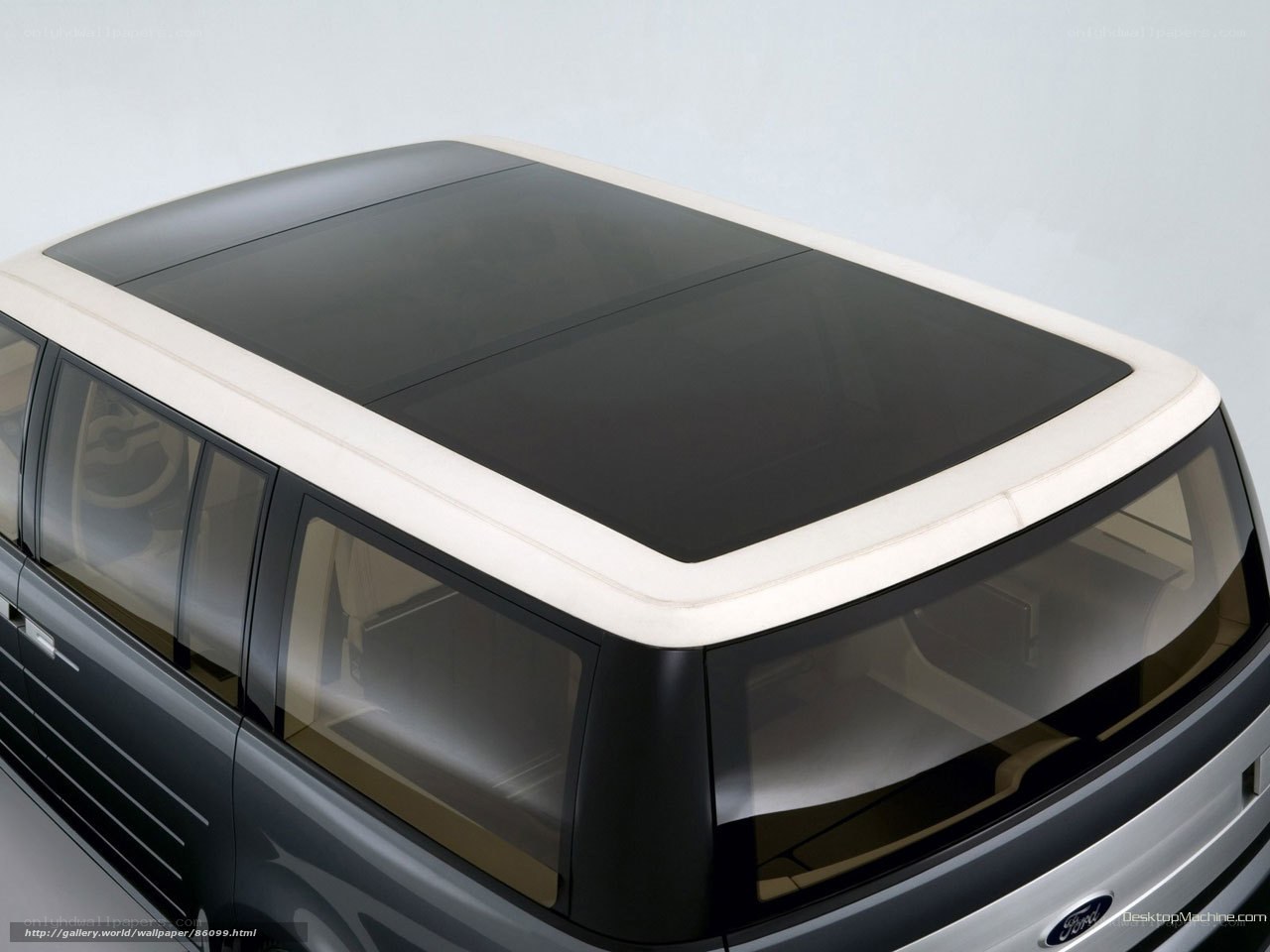 Ford concept vehicle roof view